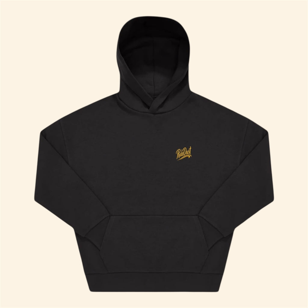 Sudadera Essential oversized con capucha y logos bordados