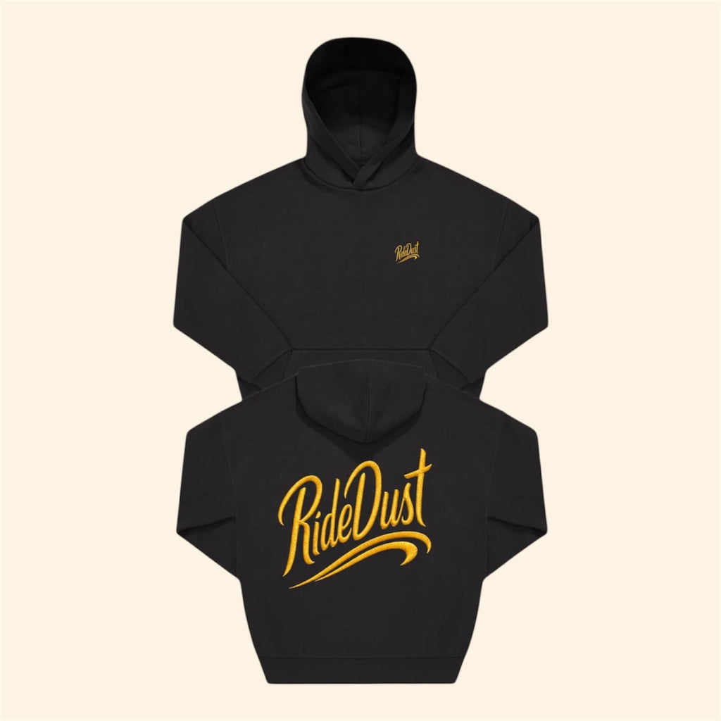 Sudadera Essential oversized con capucha y logos bordados