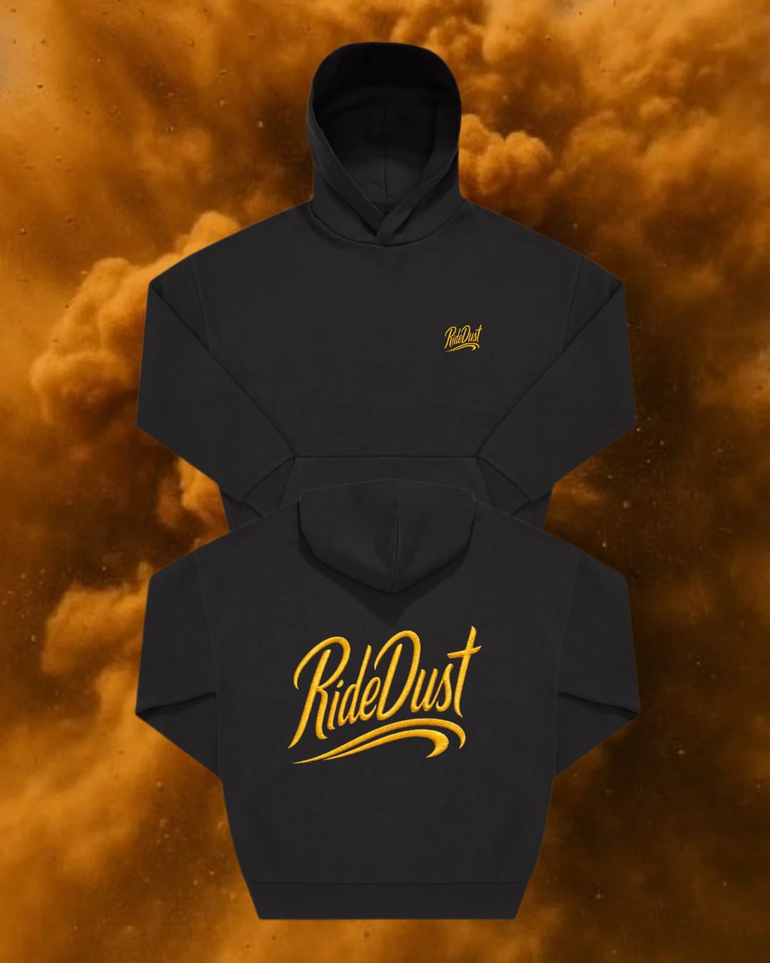 Sudadera oversized con capucha y logo bordado